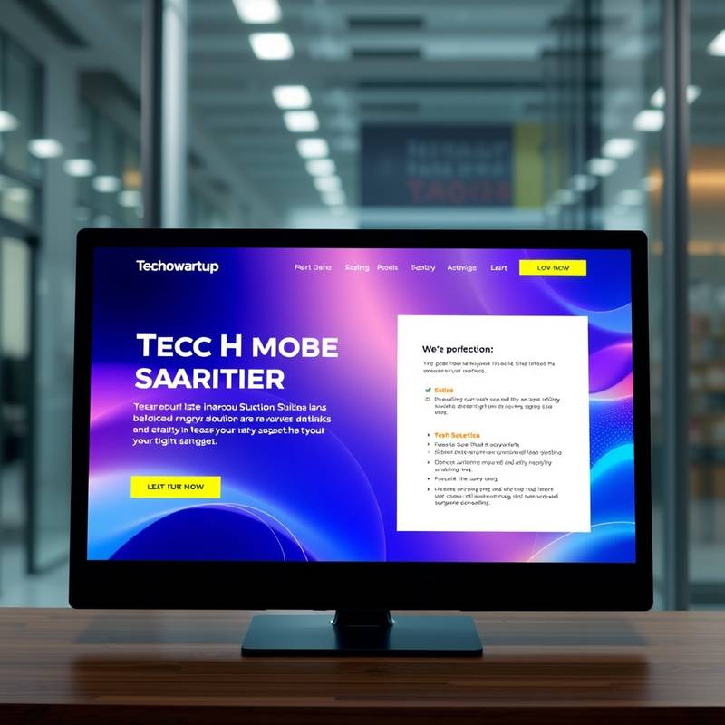 Captura de pantalla de la campaña de marketing digital para una startup de tecnología, InnovaTech Solutions