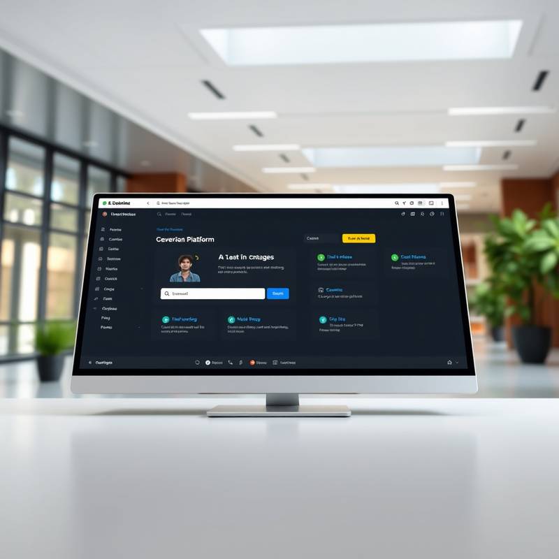 Captura de pantalla del desarrollo de una plataforma e-learning para una universidad, Universidad Global Digital