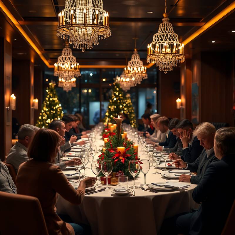 Eventos de la empresa: Cena de Navidad