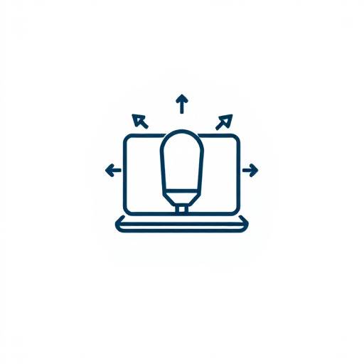Icono de marketing digital estratégico